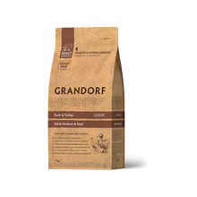 Įkelti vaizdą į galerijos rodinį, Grandorf Antiena ir Kalakutiena - sausas maistas SUAUGUSIEMS VISŲ VEISLIŲ ŠUNIMS 1kg