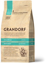 Įkelti vaizdą į galerijos rodinį, Grandorf 4-ios Mėsos - sausas maistas SUAUGUSIOMS NAMINĖMS KATĖMS 2kg