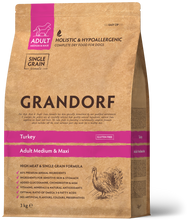 Įkelti vaizdą į galerijos rodinį, Grandorf Kalakutiena - sausas maistas SUAUGUSIEMS VISŲ VEISLIŲ ŠUNIMS 3kg
