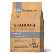 Įkelti vaizdą į galerijos rodinį, Grandorf Triušiena ir Kalakutiena - sausas maistas SUAUGUSIEMS VISŲ VEISLIŲ ŠUNIMS 3kg