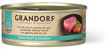 Įkelti vaizdą į galerijos rodinį, Grandorf kačių konservai su TUNO FILE IR LAŠIŠA