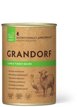 Įkelti vaizdą į galerijos rodinį, Grandorf šunų konservai su ĖRIENA IR KALAKUTIENA, 400g