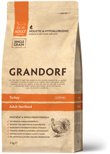 Įkelti vaizdą į galerijos rodinį, Grandorf Kalakutiena - sausas maistas SUAUGUSIOMS STERILIZUOTOMS KATĖMS 2kg